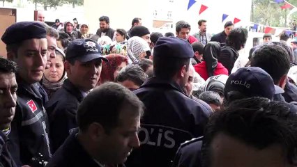 şanlıurfa mağaza açılışında izdiham