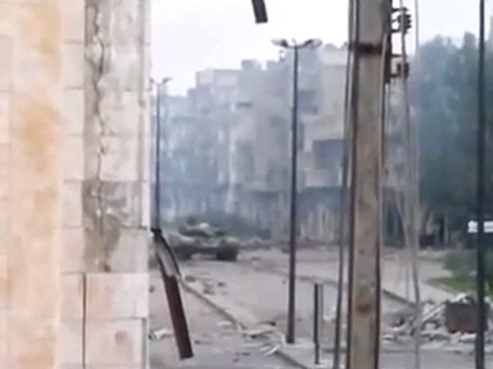 very Important Homs Bab Sebaa 26 3 2012 Assad Tanks Are Shelling Civilians Randomly