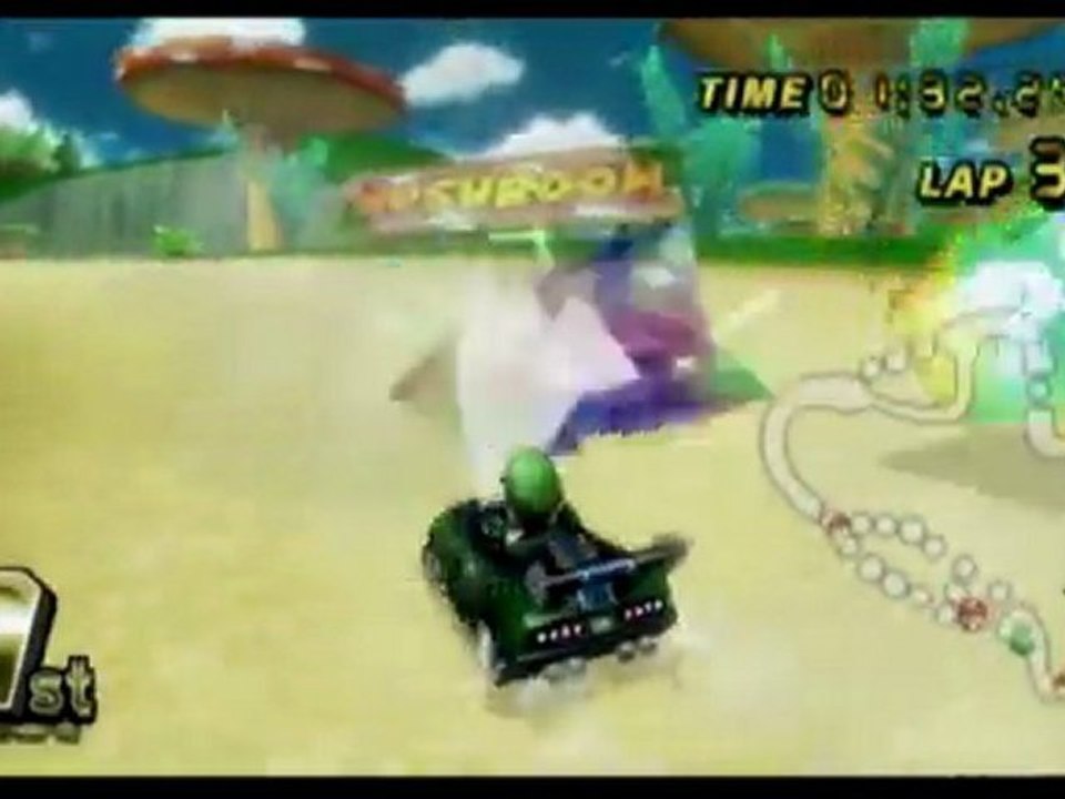 CGR Macro - MARIO KART Wii Mushroom Gorge track review