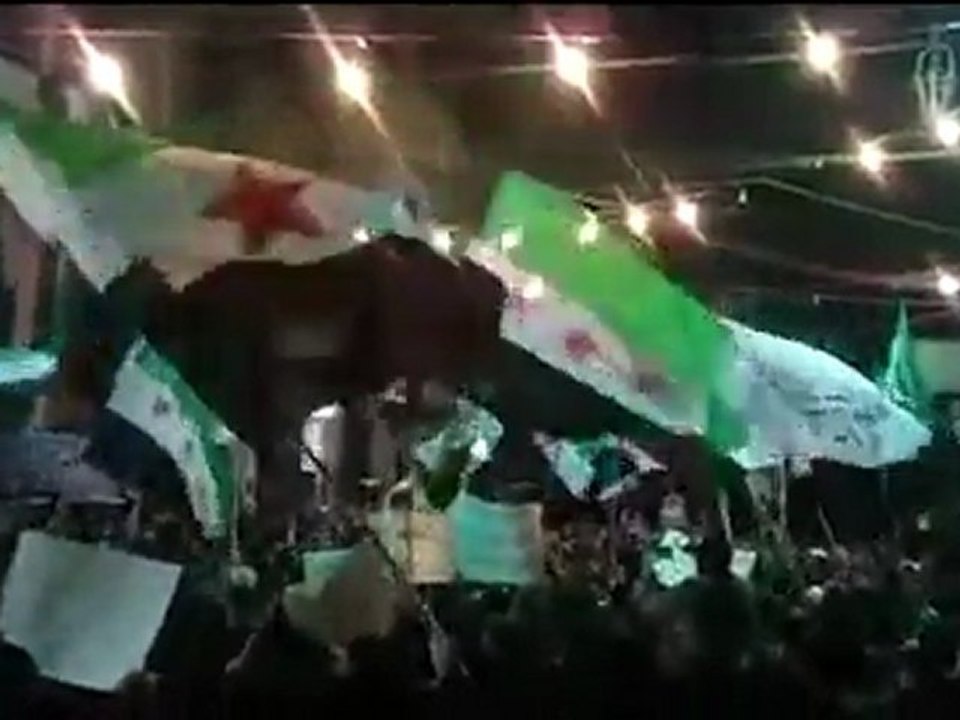 فري برس ريف دمشق مظاهرة حاشدة دوما مسائية 31 3 2012