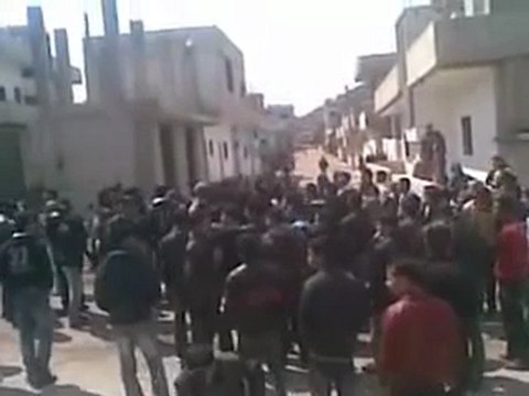 فري برس درعا حوران الحارّة مظاهرة صباحي نصرة للمدن المنكوبة 31 3 2012