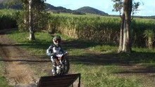 Young 50cc Freestyle Motocross Star