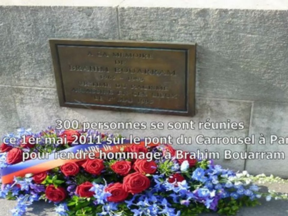 Rassemblement à la mémoire de Brahim Bouarram