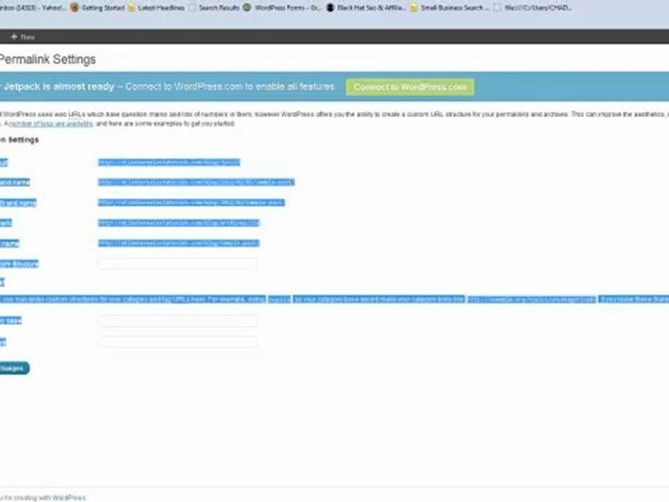 How to install wordpress.