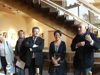01 08 10 11 Vernissage de l'expo José ROSELLO Dreux - YouTube
