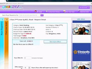 Hotel Booking @ Mydeals247 - Demo