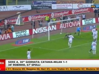 Highlights Catania - Milan 1-1 (Serie A) 31/03/2012