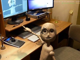 Marcel dans mon bureau