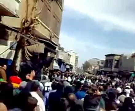 فري برس دمشق كفرسوسة تشييع الشهيد بعدسة أحرارالمهاجرين31 3 2012 ج3