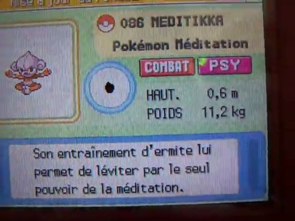 Pokemon platine: avoir un pokemon shiney