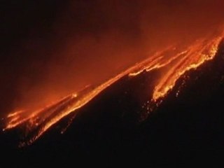 Italian volcano blows its top