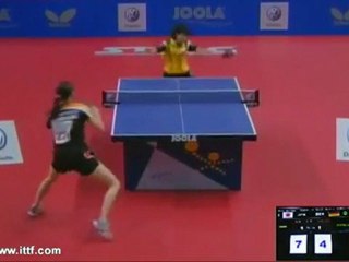 石川佳純 VS サビ ン 2010年世界ジュニア選手権大会