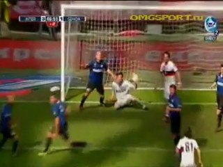 Highlights Inter - Genoa 5-4 (Serie A) 01/04/2012