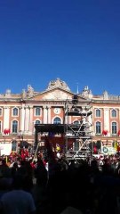 Manifestacion per l'occitan, 31/03/2012, Tolosa, plaça del Capitòli