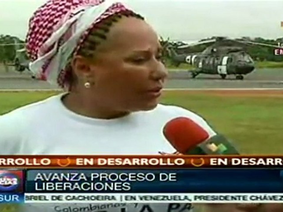 Retrasados helicópteros para liberaciones en Colombia