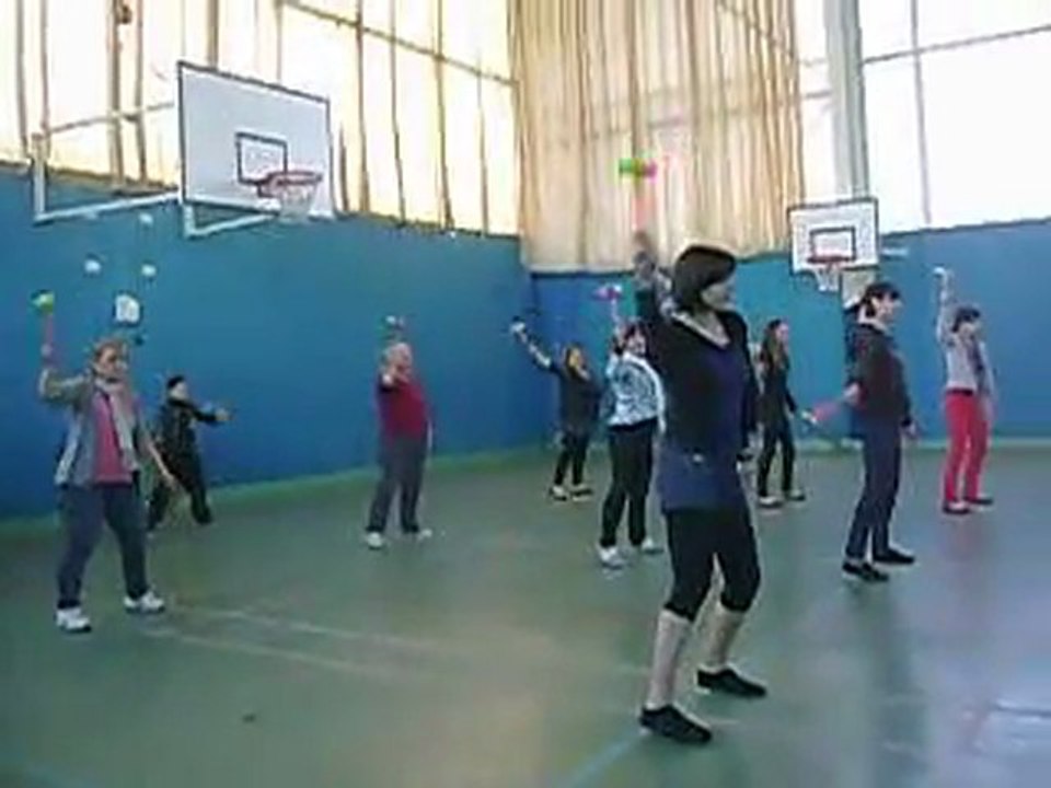 Répétition groupe dansant Bricolodingo carnaval Cholet 2012