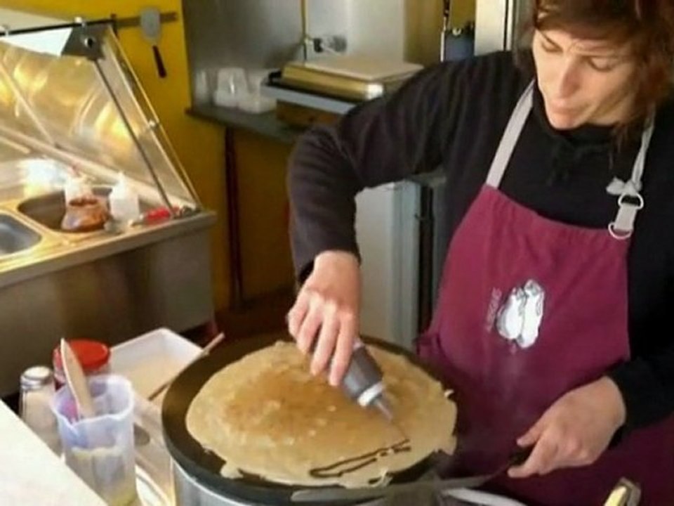 Crepe au Chocolat La cabane du poulet Mortagne sur gironde