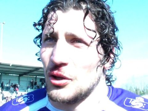 Rugby Federale 1 - Reaction d'Anthony Frenet apres USB - La Seyne