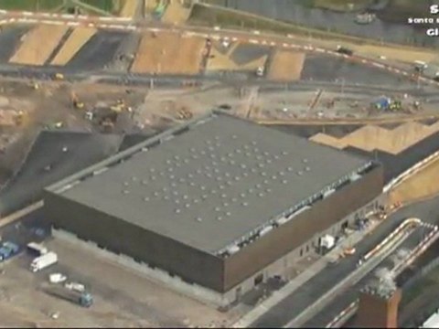 London 2012 Olympics Handball Arena Ariel Views