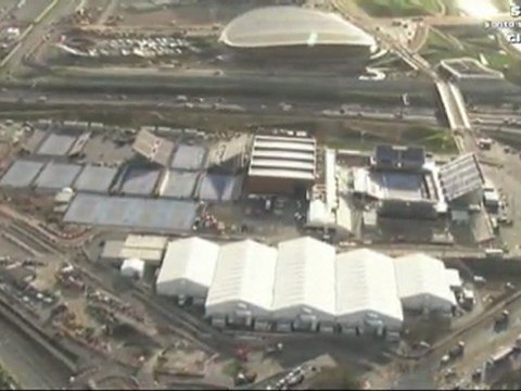 London 2012 Tennis Paralympics Arena Ariel Views
