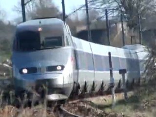 TGV Paris en voie unique