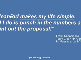 Janitorial Software - CleanBid.net Reviews