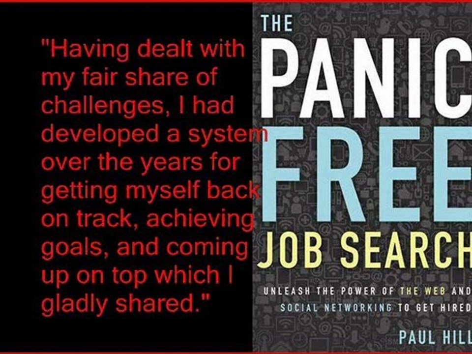 JoeyPinkney.com Presents Paul Hill (Panic Free Job Search)