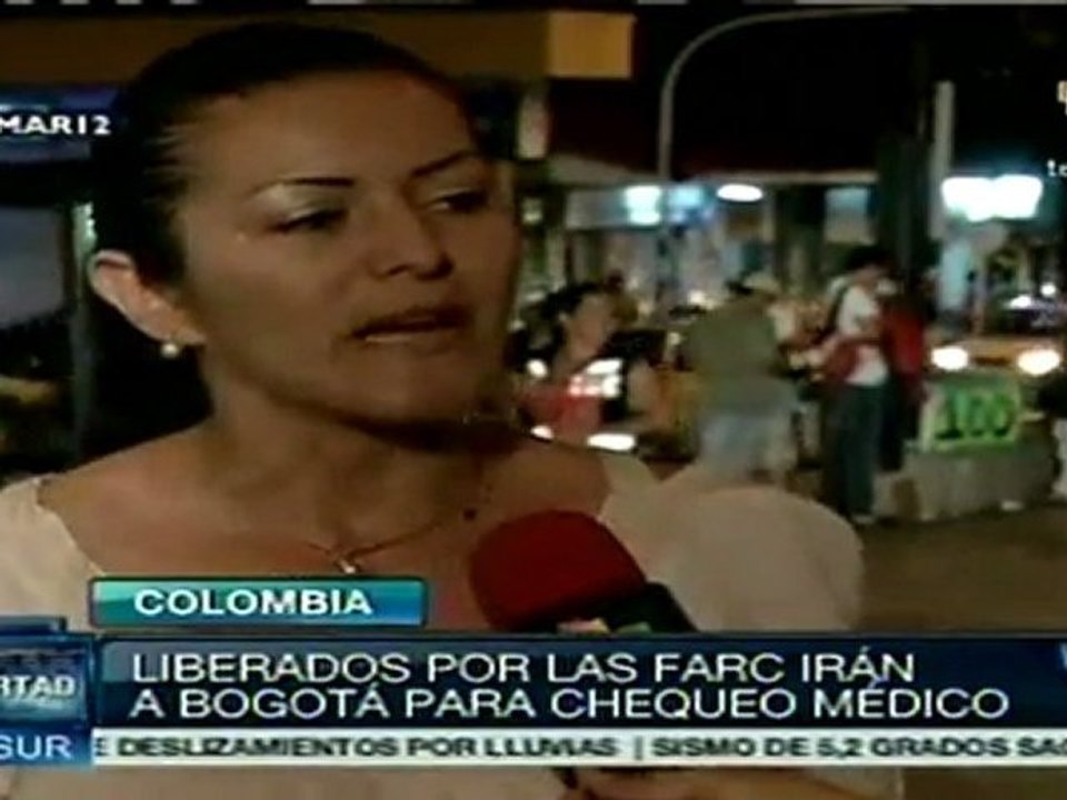 Familiares recibirán a uniformados que liberarán las FARC