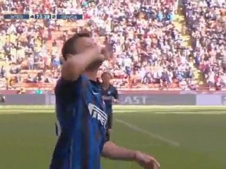Inter Milan VS Genoa 5-4 Highlights.