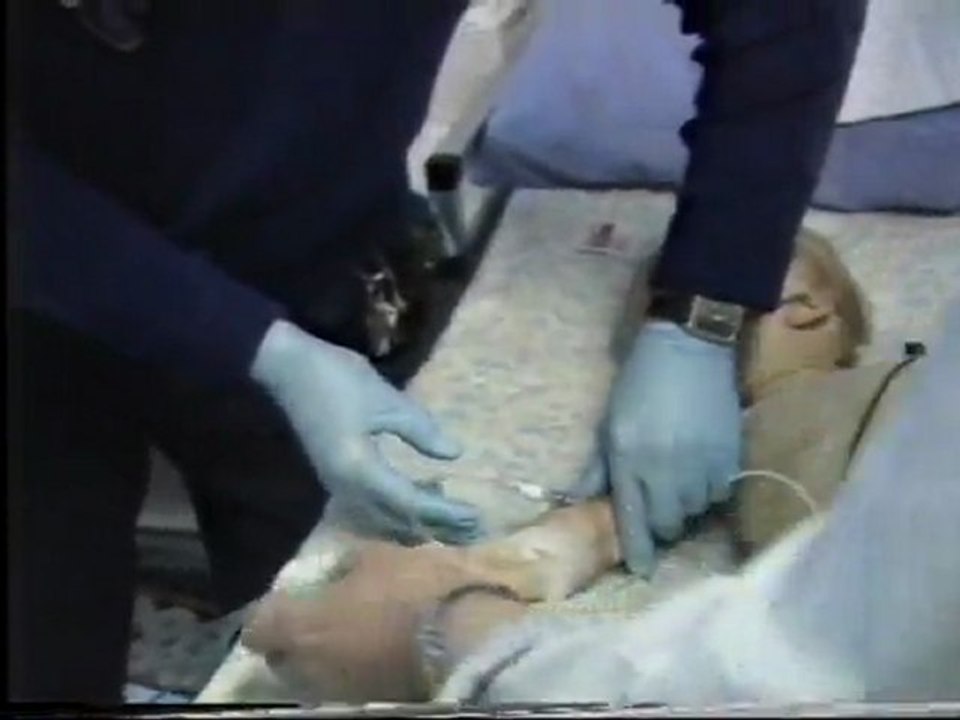 Meningitis that is later discovered to be Meningococcal Disease NSW Ambulance Circa 1996 Child Patient Receives Penicillin in field