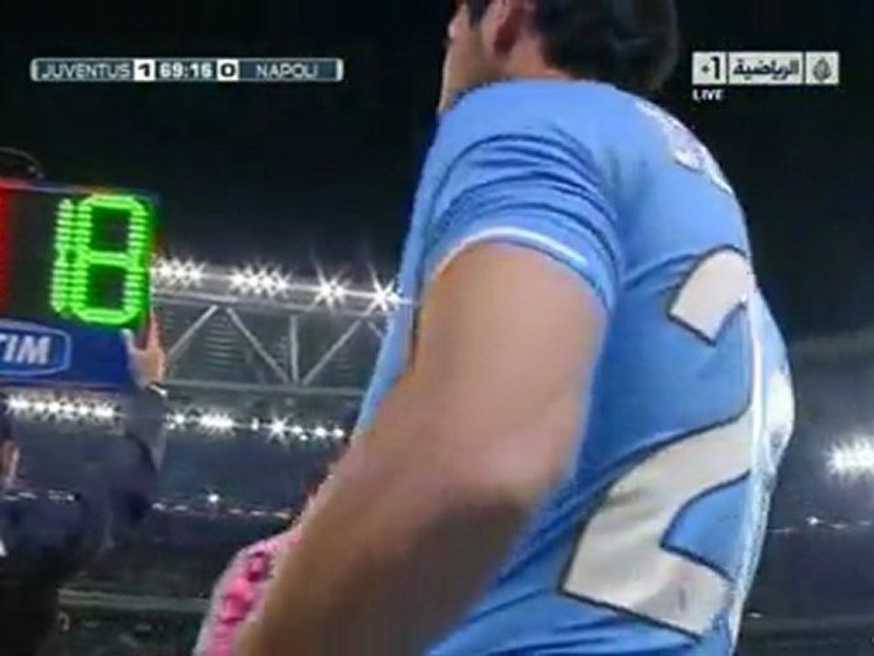 Seria A JUVENTUS vs NAPOLI Second Half 1-4-2012