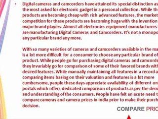 Digital Cameras Prices in India