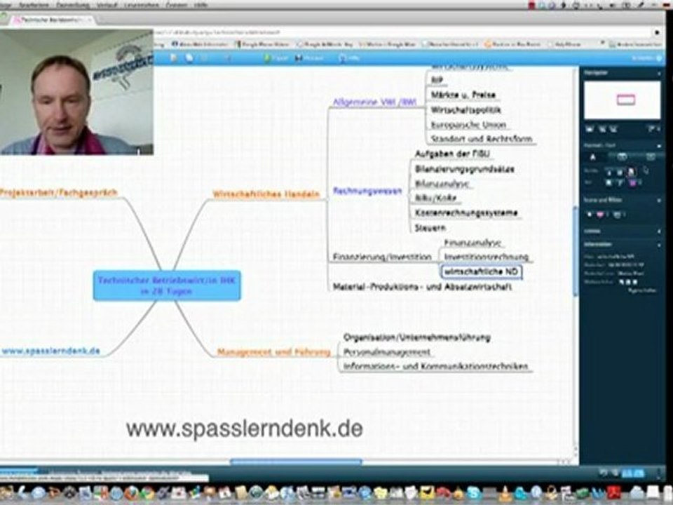 Technischer Betriebswirt, Rahmenplan, Teil 4
