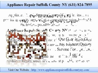 Find a Appliance Repair Company in Suffolk County New York