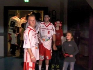 Maubeuge-Rouen : l'entrée des joueurs