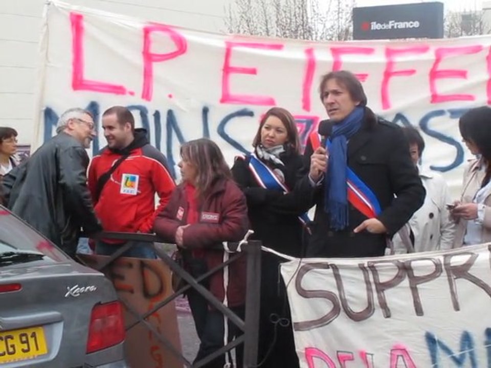 Intervention de Jérôme Guedj, Président du Conseil général de l'Essonne lors de la manifestation du 31 mars 2012 à Massy