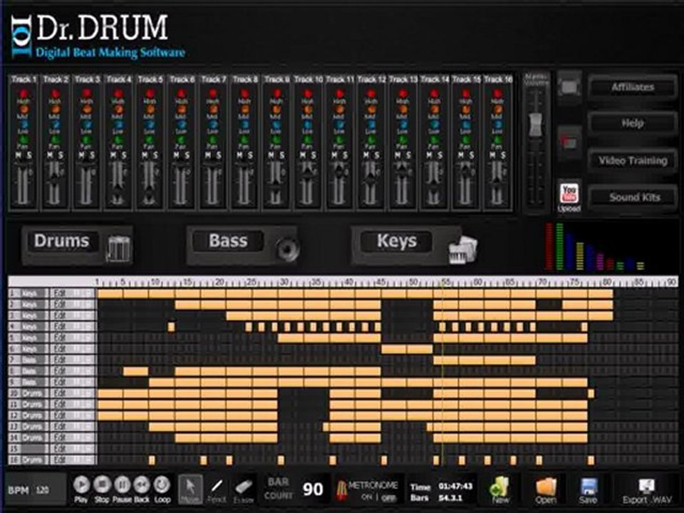 "Music Beat Maker" Software