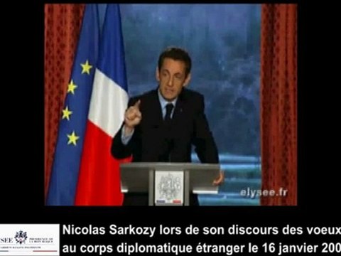 Discours de Nicolas Sarkozy sur le Nouvel Ordre Mondial - le 16 janvier 2009