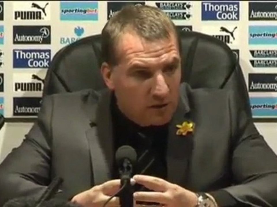 31e journée - Rodgers déçu pour les supporters