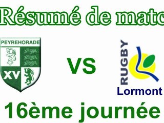 Résumé vidéo Peyrehorade Sport Rugby / Lormont