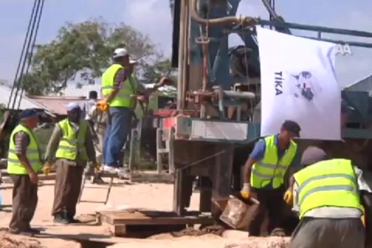 Somali'de su sevinci
