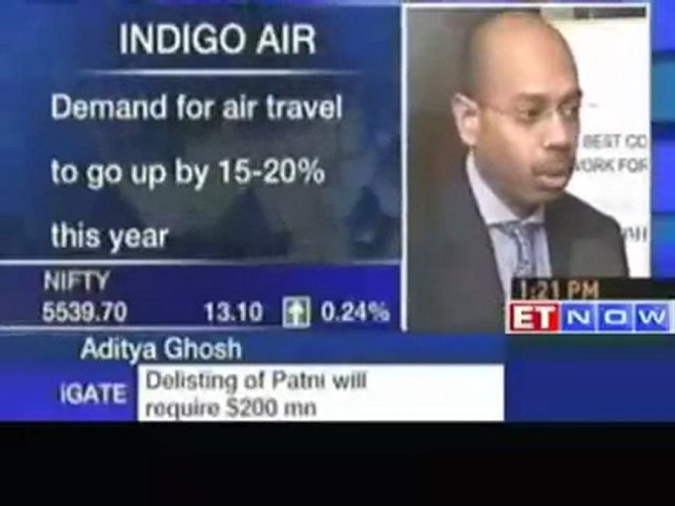 Demand for air travel to go up by 15-20% this year - IndiGo