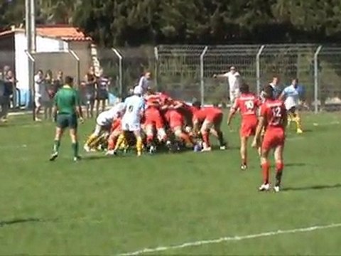 résumé du match entre les espoirs de l'USAP et du Stade Toulousain