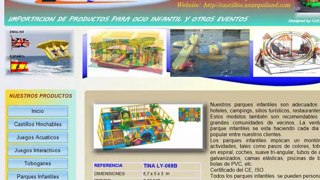 Fantastica website sobre parques infantiles a la venta