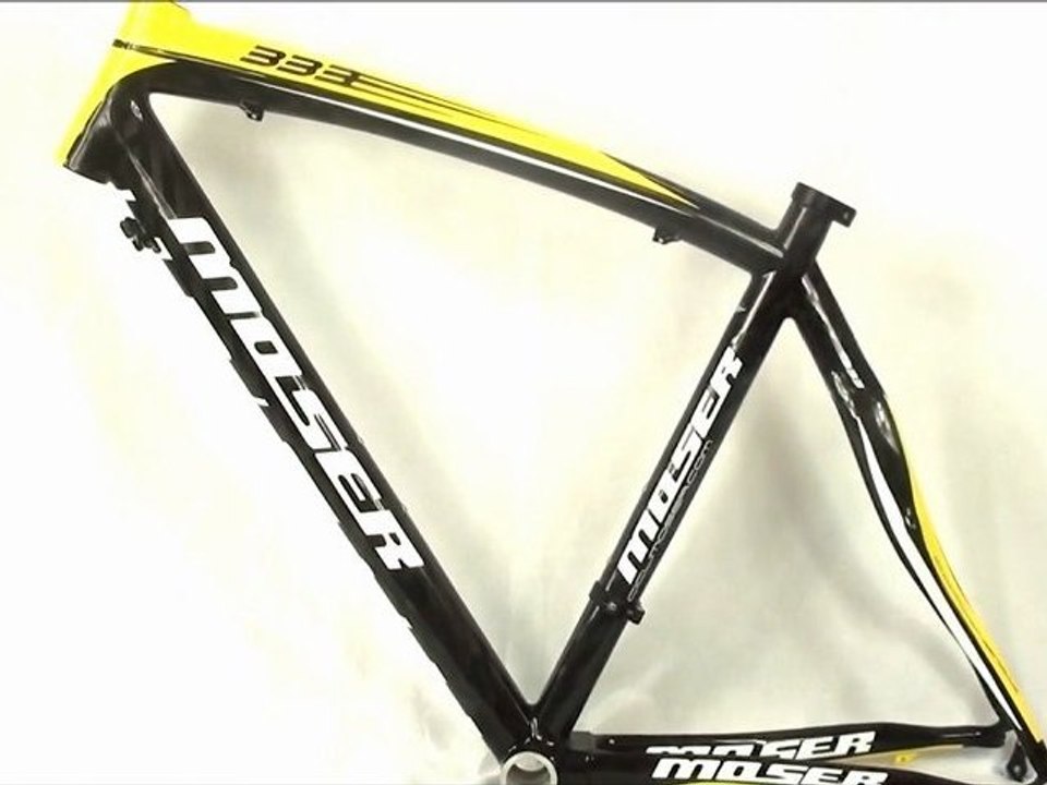 Moser 333 Road Frame - Black Yellow