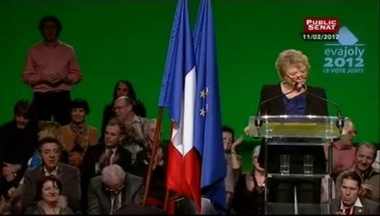 OPERATION SPECIALE,1er Grand Meeting de Eva Joly, Présentation de son programme présidentielle