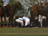 Prince Harry saves injured polo player in dramatic rescue