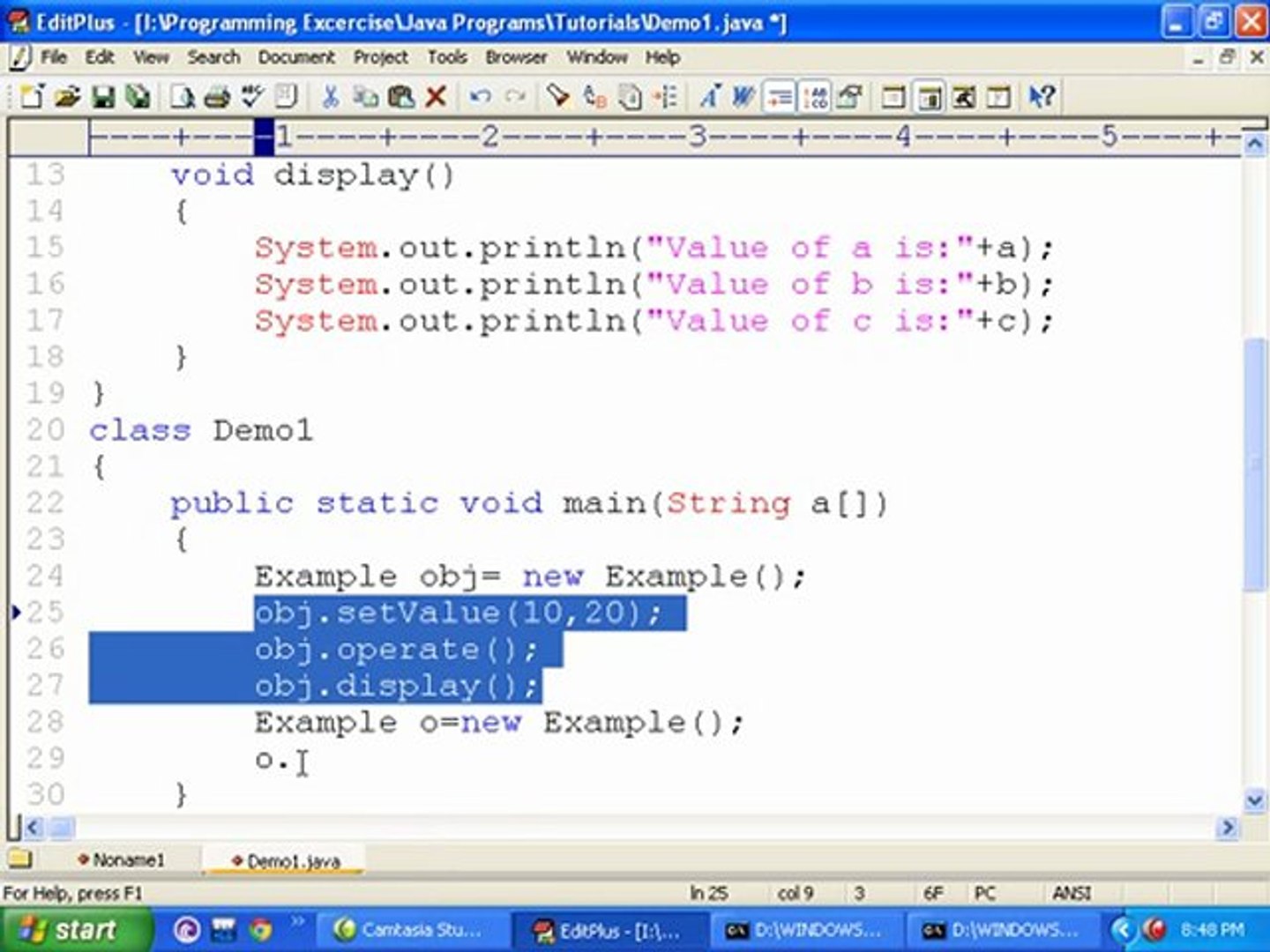 Java Programming Tutorial 7 Methods in Java2