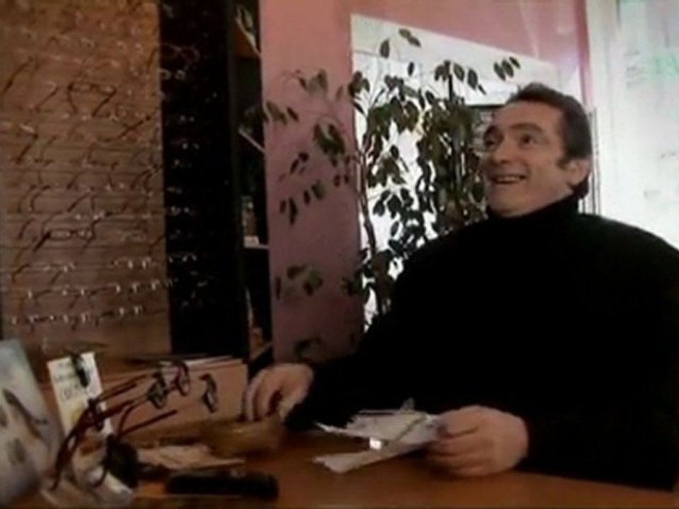 Renaud Rutten chez l'opticien