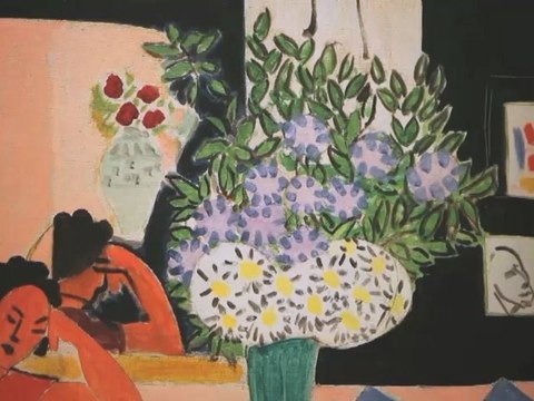 Matisse Paires et séries – Les Marguerites, 1939 - Liseuse sur fond noir, 1939